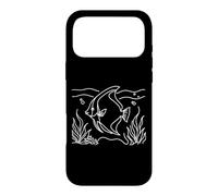 Batfish Line Art Aquarist Case for iPhone 17 Pro Max