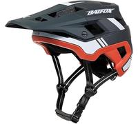 BATFOX Bike Helmet, Mountain Bike Helmet for Men Women Adults Youth, Breathable Cycling Helmet with Visor for MTB Road Bike BMX Skateboard Roller Skating Dirt Bike, (Gray-Red, M)