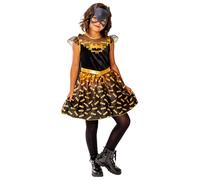 Batgirl Dress Deluxe Childs Costume Kids Superhero Comic Book Fancy Dress