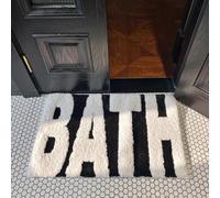 (BATH, 120X180cm47.2X70.8in) Imitation cashmere absorbent floor mat, bathroom soft FUFU bathroom floor mat, bedroom entrance small carpet