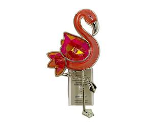Bath and Body Faceted Pink Flamingo Adjustable Wallflowers Scent Control Fragrance Nightlight Plug