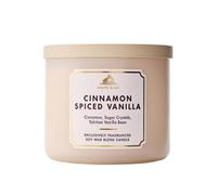 Bath and Body Works 3 Wick Candle with Essential Oils - Cinnamon Vanilla Spiced Scent, 411 g