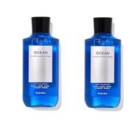 Bath and Body Works For Men 3-in-1 Hair, Face & Body Wash - Value Pack Lot of 2 - Full Size (Ocean)