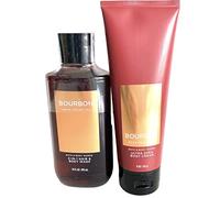 Bath and Body Works Men's Collection Ultra Shea Body Cream & 2-in-1 Hair and Body Wash Bourbon.