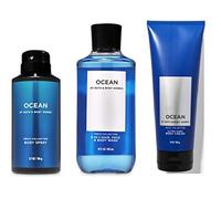 Bath and Body Works - Ocean - For Men - 3 pc Bundle - (2020 Edition)