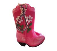 Bath and Body Works Pink Cowboy Boot with Gemstones Pocketbac Hand Sanitzer Holder