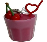 Bath and Body Works Red Cherry Cola Soda With Heart Straw Pocketbac Hand Sanitzer Holder