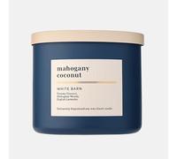 Bath and Body Works, White Barn 3-Wick Candle w/Essential Oils - 14.5 oz - 2021 Core Scents! (Mahogany Coconut)