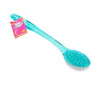 Bath and Shower Brush with Massage Nodules - Dual-Action Scrubber for Exfoliating, Cleansing, and Relaxation - Long Handle for Hard-to-Reach Areas - Perfect for Wet or Dry Use