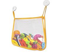 Bath and Shower Toy Organiser Set - Large Mesh Bath Toy Net with 2 Strong Suction Cups For Smooth Surfaces - Keep Your Kid's Bath Tub Toys Dry and Off of the Bathtub and Bathroom Floor - For Showers