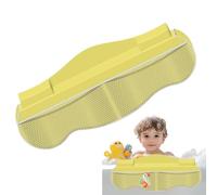 Bath Attachment Splash Guard for Kids, Bath Water Guard for Kids, Bath Shelf Toy Storage, Includes 4 Mesh Pockets and a Bathtub Play Shelf Area for Storing Bathrooms
