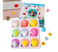 Bath Ball - 9-Scent Toy Inside Fun Spa Supplies,9-Piece Colorful Salt Bath Balls Set - for Kids Girls Boys Daycare Travel Bathroom Bathtub Birthday Party