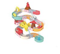 Bath Ball Track,Water Slide Toys,Bath Slide Toys,BathTrack Game Shower WaterToys,Dinosaur Train Water SlideTrack Game, Suitable For Boys And Girls Aged 3-6 Years Old(A)