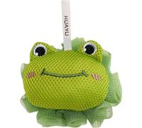 Bath Ball - Ultra-Soft Turtle Shape, Multi-Purpose Foaming Net for Infants, Fun Bath Toy for Parent-Child Time (Frog)
