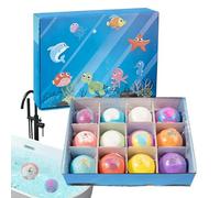 Bath Balls - Bath Bombs,essentiall Oils Relaxation and Stress Relief Fizzy Balls | Quick Dissolving Nourishing Underwater Gadgets for Boys Young Child Preschoolers