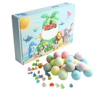 Bath Balls - Bubble Care for Relaxation | Aromatic Effervescent Cleansing Spheres with Skin Nourishing Oils & Colorful Dissolving Formula for Tub Soaking, Spa Session, Evening Routine and Gift Giving