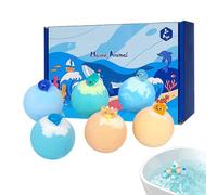 Bath Balls for Kids - 6-Piece Funny with Toy Inside,Glow in the Dark Toy Inside Bath Balls | for Home Bathtub Bathing Relaxation Play Birthday Holiday Party