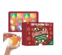 Bath Balls Set | Christmas Bath Bubble Salt Balls - Personal Care Products Moisturizing for Relaxing Bathroom Steamer Spa Salon Hotel Holiday Stocking Stuffers Valentine's Day