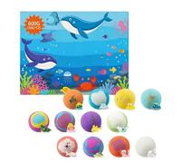 Bath Balls with Toy Set of 12 Foaming Soft Freshness