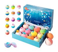 Bath Balls with Toys Inside Handmade Colorful Body Cleanser