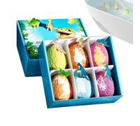 Bath Balls with Toys Inside - Scented Shower Product | 6 Piece Bubble Bath Salt Balls with Fun Surprise Girls Birthday Holiday Summer Travel Bathroom Toilet Restroom Hotel Home Use