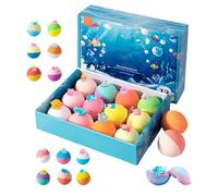 Bath Balls with Toys Inside19.5x13.7x4.7cm Handmade Natural Bubble Spa Baths Ball,Baths Bombs, Fizzy Bubble Bath, Natural Spa Fizzies Bathss Ball, Bombs Gift Set for Birthday Party Teen
