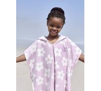 Bath/Beach Poncho with Recycled Cotton, for Children lilac