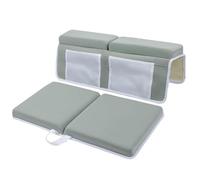 Bath Beniler Kids Bath Pad Elbow Pillow | 2 Piece Set with Storage Pockets for Washing | Solid Waterproof Knee Pads and Armrest Pad