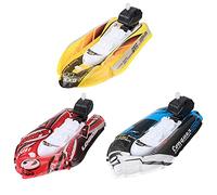 Bath Boat Toy, 3pcs Inflatable Wind up Bath Boats for Pool, Toy Boats Speedboat for Water Play, Bathroom Pool Bath Time, Birthday for Toddlers Boys & Girls (Random Color)