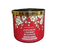 Bath & Body Works - 3 Wick Scented Candle - JAPANESE CHERRY BLOSSOM - 411g ✅️