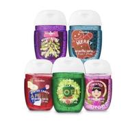 Bath & Body Works 5 Pack Pocketbac Holiday Traditions Bundle Hand Sanitizers