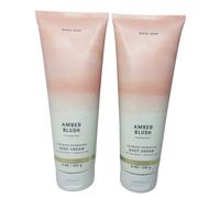 Bath & Body Works Amber Blush Ultimate Hydration Body Cream 8 Ounces Pack of 2