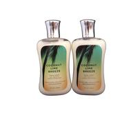 Bath Body Works Coconut Lime Breeze 8.0 oz Body Lotion (Pack of 2)