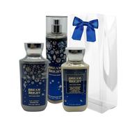 Bath & Body Works DREAM BRIGHT 3-piece Gift Set with a Blue Bow for Holidays & Gifts - Shower Gel, Mist & Body Lotion