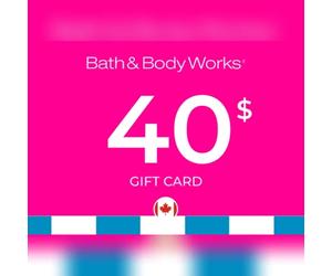 Bath & Body Works Gift Card 40 CAD Key - CANADA