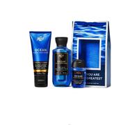 Bath & Body Works Ocean Mini Travel Size Compact Gift Set - Mist, Body Cream & Hand Gel In All