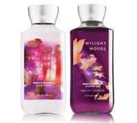 Bath & Body Works TWILIGHT WOODS Set of Body Lotion 236 mL + Shower Gel 295 mL (2-PC Bundle)