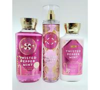 Bath Body rks Twisted Peppermint Mist Shower Gel And Lotion