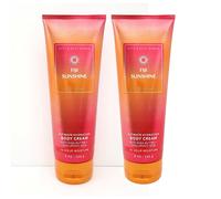 Bath & Body Works Ultimate Hydration Body Cream Pack of 2 (Fiji Sunshine) 8.0 fluid_ounces