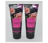 Bath & Body Works Ultimate Hydration Body Cream Pack of 2 (Whipped Rose Vanilla) 8.0 fluid_ounces