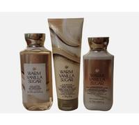 Bath & Body Works Warm Vanilla Sugar - Full Size Set - Shower Gel, Body Lotion, Body cream - set of 3