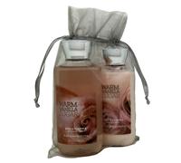 Bath & Body Works Warm Vanilla Sugar Gift Set Bundle of 2 Items: Shower Gel and Body Lotion