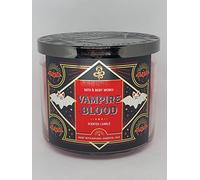 Bath & Body Works, White Barn 3-Wick Candle w/Essential Oils - 14.5 oz - 2021 Halloween! (Vampire Blood)