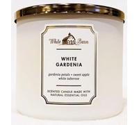 Bath & Body Works, White Barn 3-Wick Candle w/Essential Oils - 14.5 oz - New Core Scents! (White Gardenia)