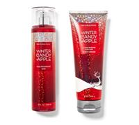 Bath & Body Works - Winter Candy Apple - Gift Set - Fine Fragrance Mist & Body Cream (Packaging Varies)