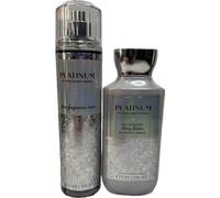 Bath & Body Works Womens Platinum Body Lotion and Spray 2 Piece Set
