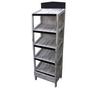 Bath Bomb 5 Shelf Display - Whitewash