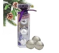 Bath Bomb Christmas Cracker - Christmas Bath Bombs - 3 x 100g Bath Bombs - Patchouli & red Berry - Grapefruit & Ginger - vetiver & Vanilla Scented - Bath Bomb Set.