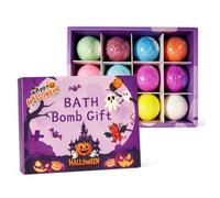 Bath Bomb Kit|12Pcs Halloween Bath Bombs Fragrant 60g Bathboombs with Toys Inside