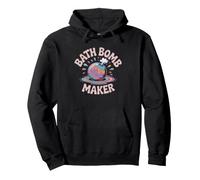 Bath Bomb Maker Colorful Illustration Pride Identity Craft Pullover Hoodie